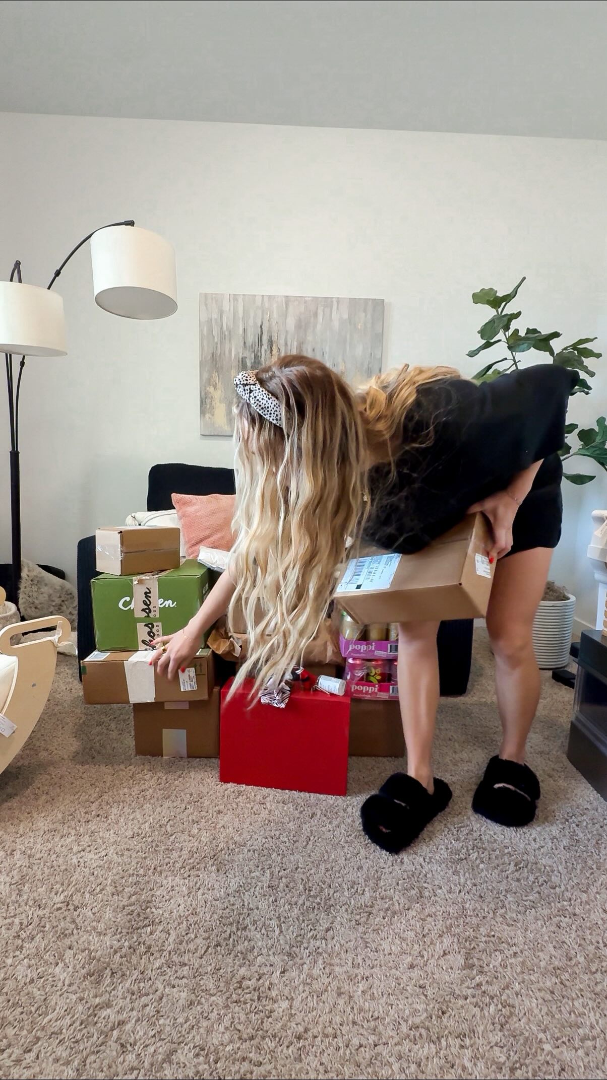 Instagram post by @mckinleymemm for Thayers. Caption reads: pr unboxing overload💫🌸📦 SOO GRATEFUL for every....