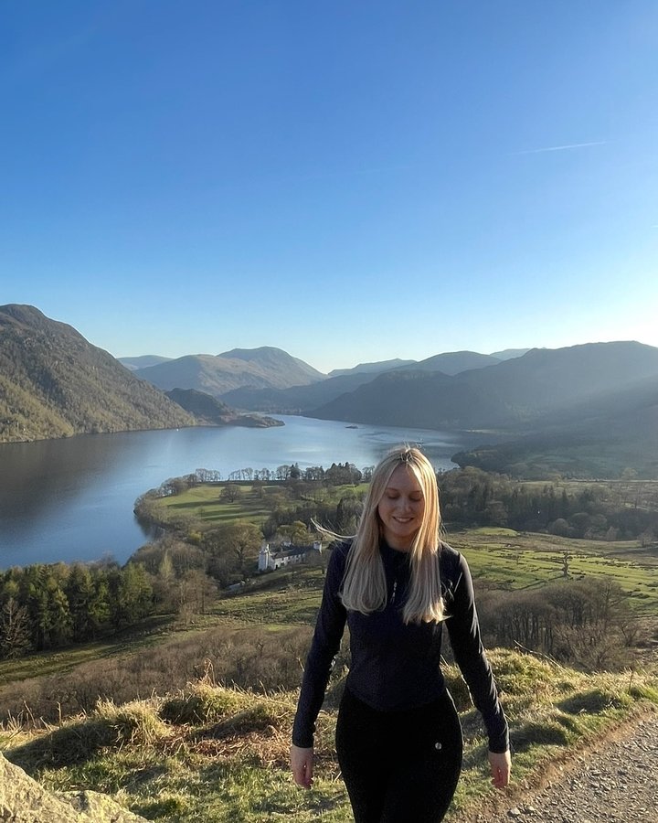 Instagram post by @lifeinthelakedistrict_ for ACAI Outdoorwear. Caption reads: 📍Ullswater 

A lovely evening spent at the lake....