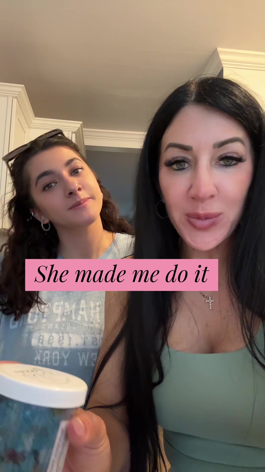 TikTok post by @melissak424 for Poppin Crunch. Caption reads: [...] delicious! @bellagambirazio @PoppinCrunch....