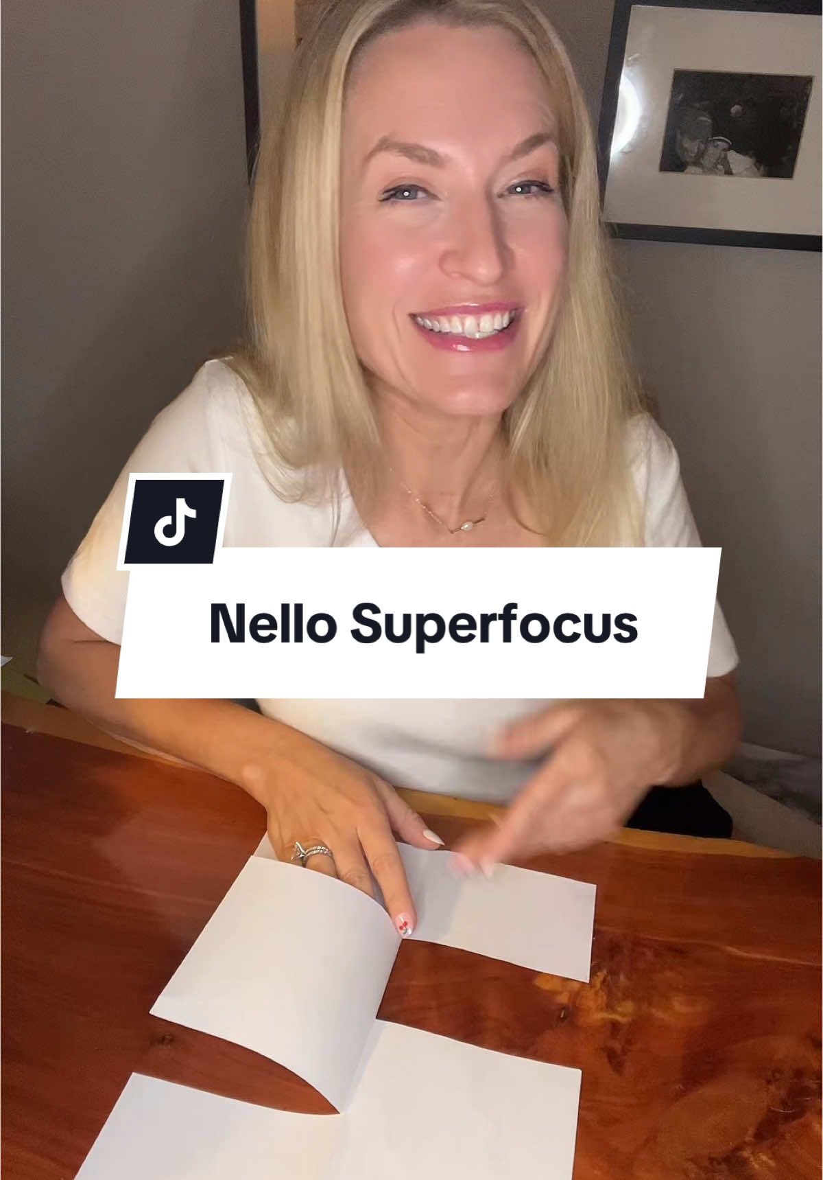 TikTok post by @adhdlandia for drinknello. Caption reads: The brain is braining! Tap into your brainpower....