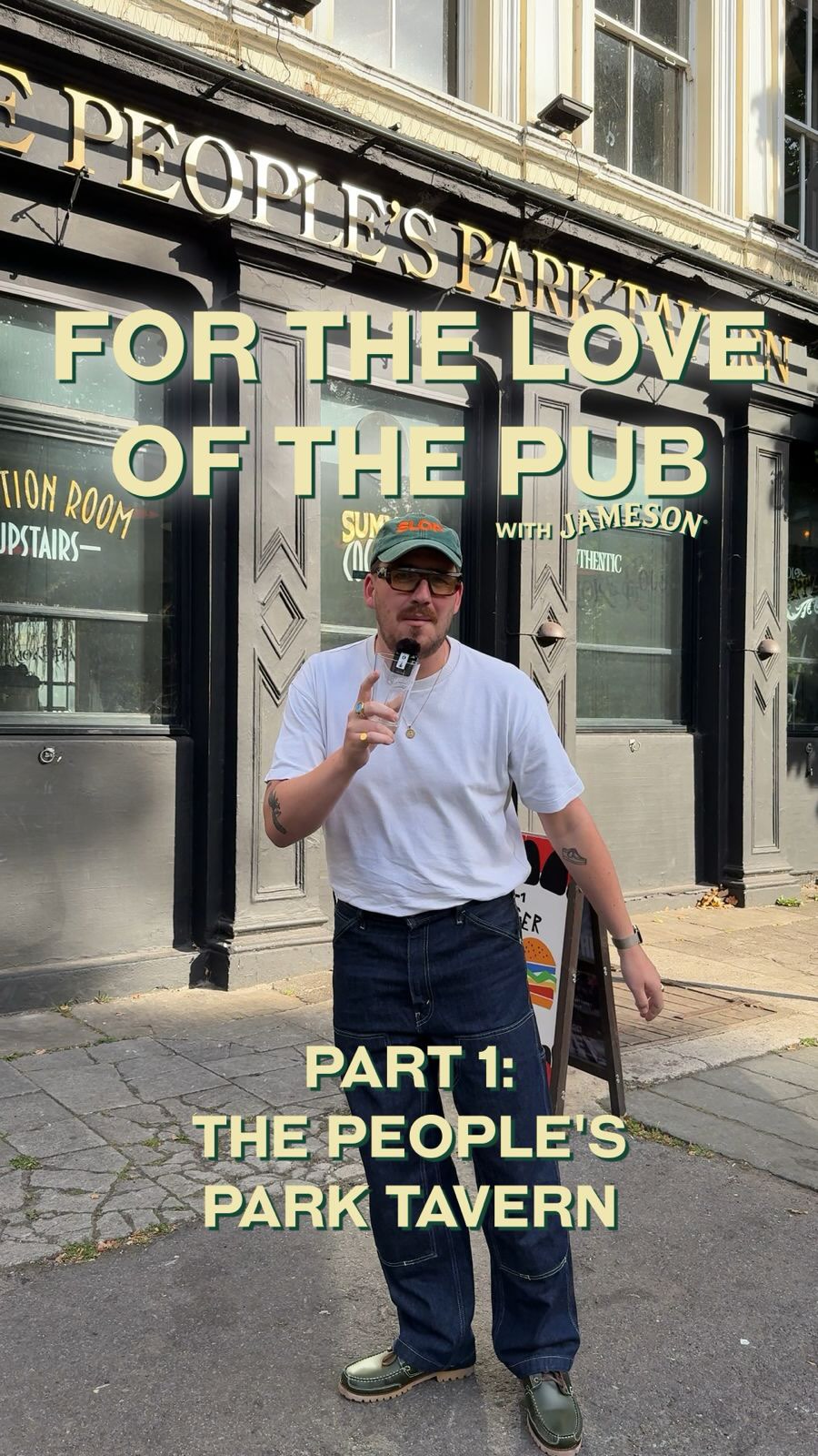 Instagram post by @whatwillycook for Jameson Whiskey. Caption reads: For The Love Of The Pub - an exploration into some....