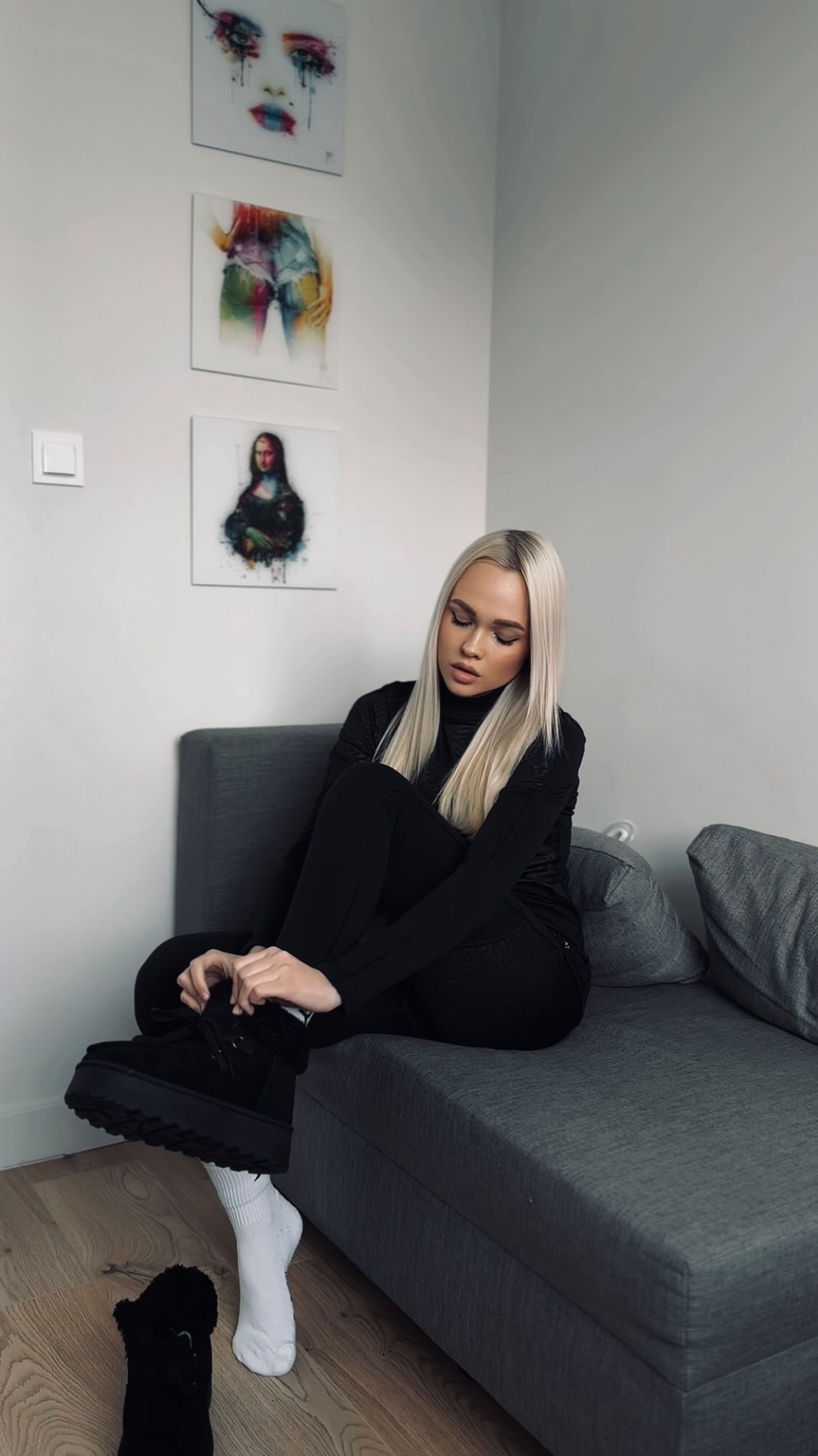 Instagram post by @julisskaa_ for Rough Radical. Caption reads: [współpraca reklamowa] z @rough.radical 
Mierzymy....