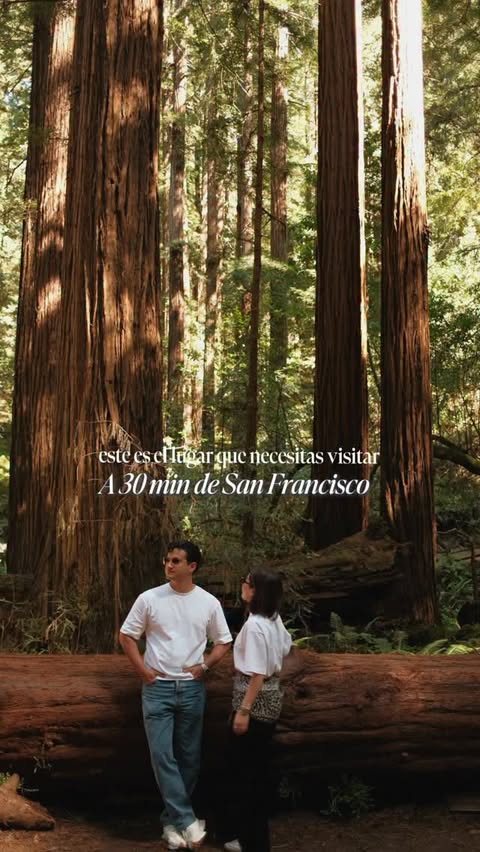 Instagram post by @twooutsiders for Visit California. Caption reads: [...] places in California. 🌲 @visitcalifornia....