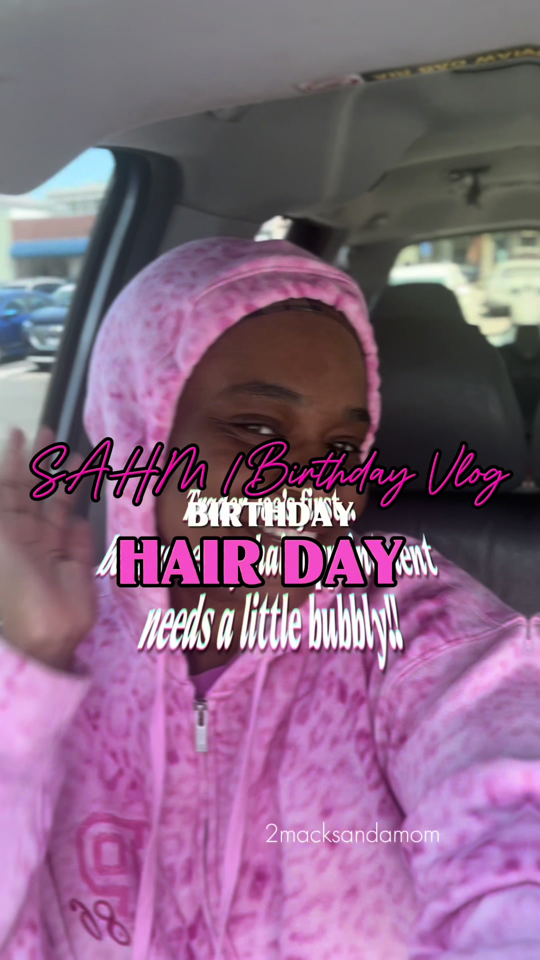 TikTok post by @2macks_andamom for Subella Hair. Caption reads: [...] styles yet. 🩷✨ The wig is from @Subella....