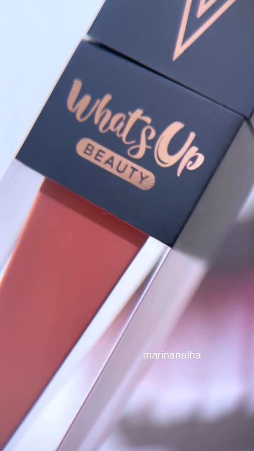 Instagram post by an influencer for Whats Up Beauty. Caption reads: The new lippies from @whatsupbeauty are so perfect....