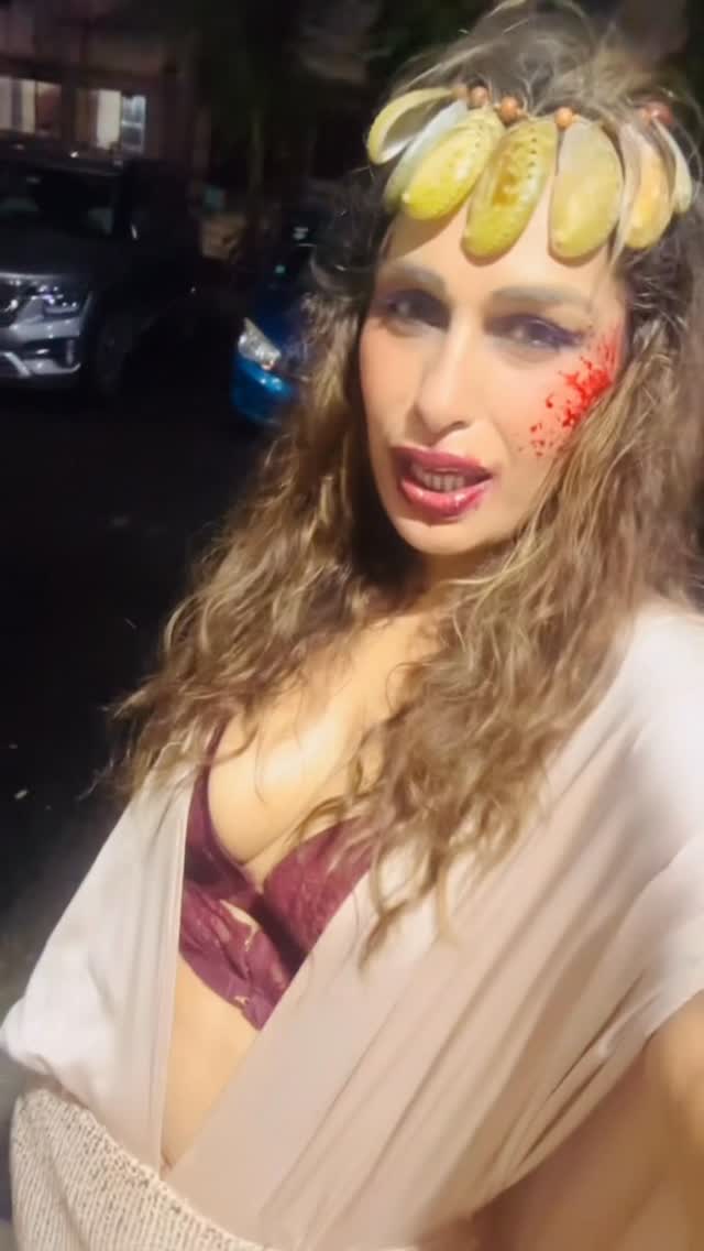 Instagram post by @priyankatewariofficial for Soho House. Caption reads: Halloween 2025 🎃 loving my look 🙈 ufffff too....