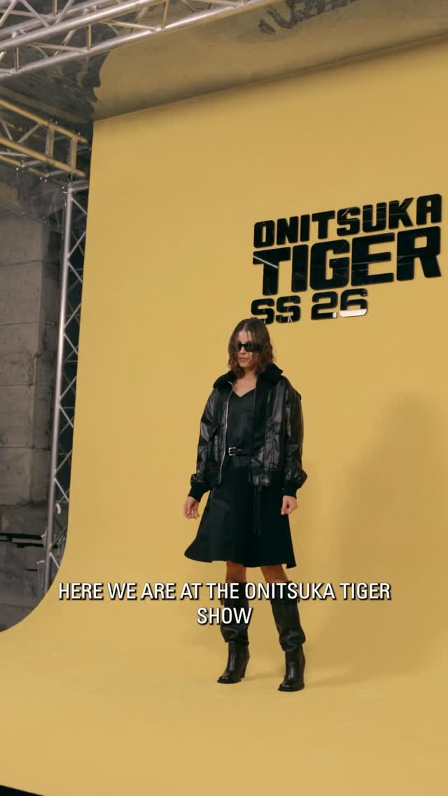 Instagram post by @anfisaletyago for Onitsuka Tiger. Caption reads: @anfisaletyago was in the mix with....