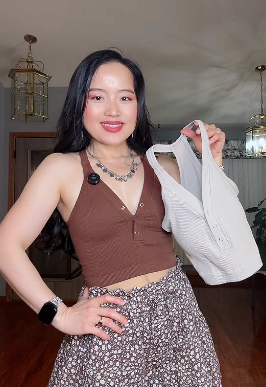 TikTok post by @pzlifestyle1 for Profit Outfits. Caption reads: These bralettes are so cute and comfy. @Pro-FiT....