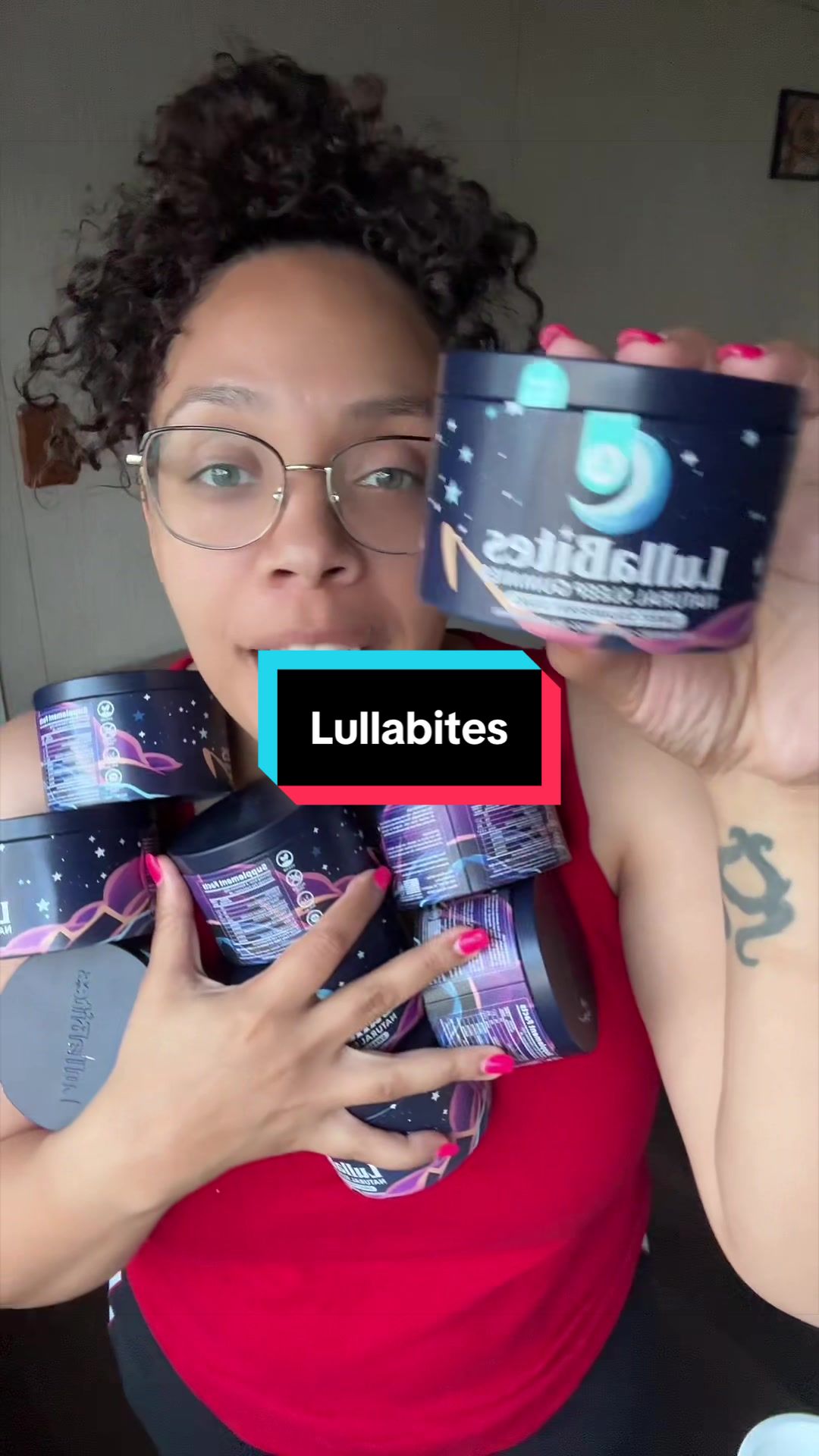 TikTok post by @porcheezy for LullaBites. Caption reads: [...] they are on sale for real for real....