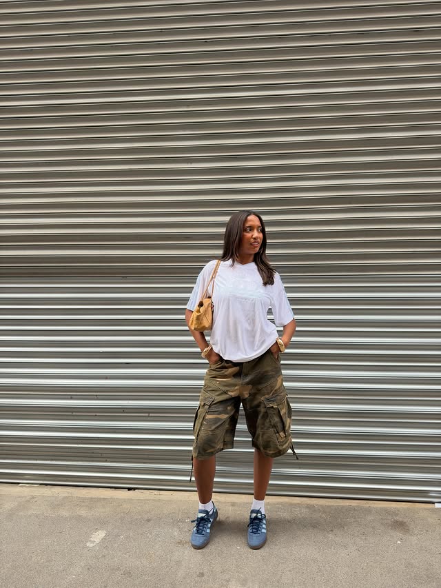 Instagram post by @shelenzamora for Foot Locker. Caption reads: okay this time it’s coming home @footlockereu AD.