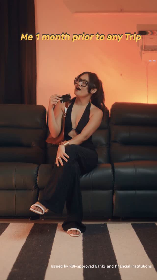 Instagram post by @richashahii for OneCard. Caption reads: Life's too short to track expenses, just Swipe....