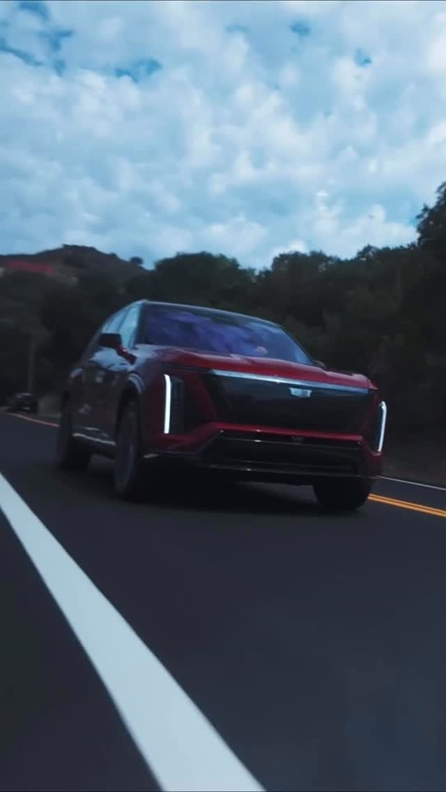 Instagram post by @jonnylieberman for Cadillac. Caption reads: Cadillac Vistiq review—live on Driving With Jonny!....