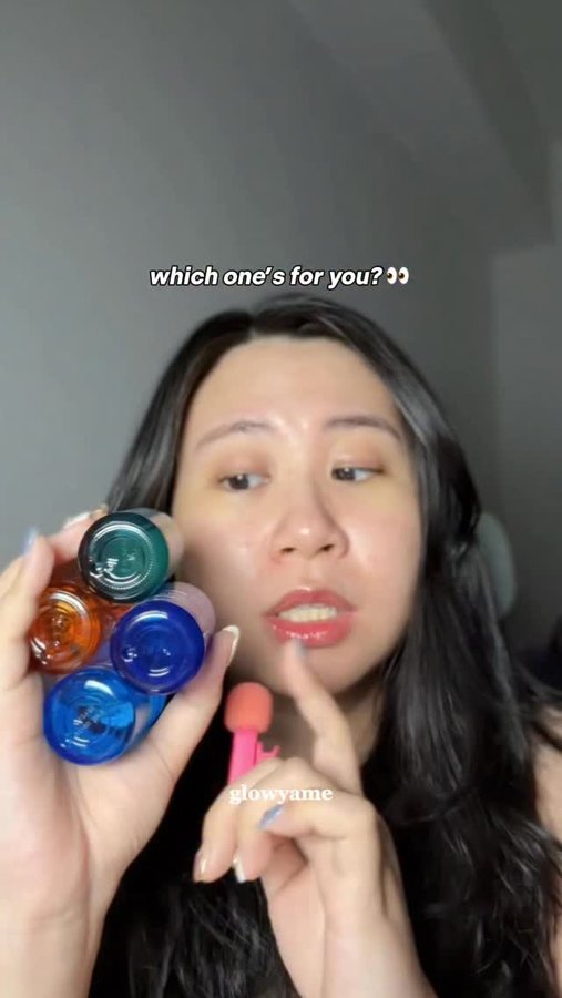 Instagram post by @glowyame for Uriage. Caption reads: [...] barrier repair, dark spots, or hydration,....