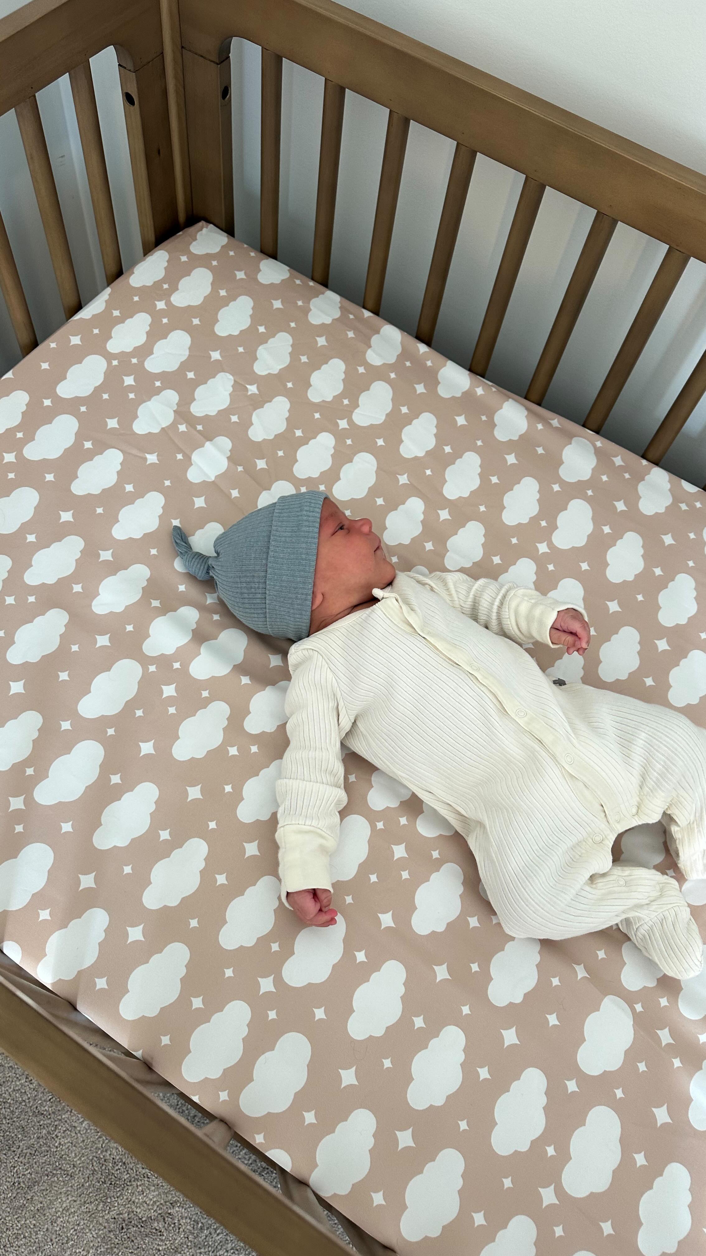 Instagram post by @jessigoberr for Delta Children. Caption reads: Duke is all set up for years to come in his....