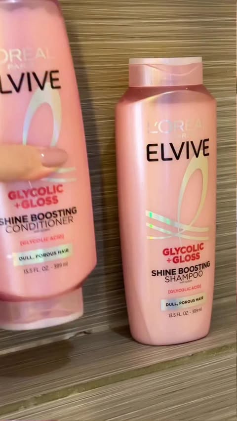 Instagram post by an influencer for L'Oréal Paris. Caption reads: Say hello to glass-like shine with the new....