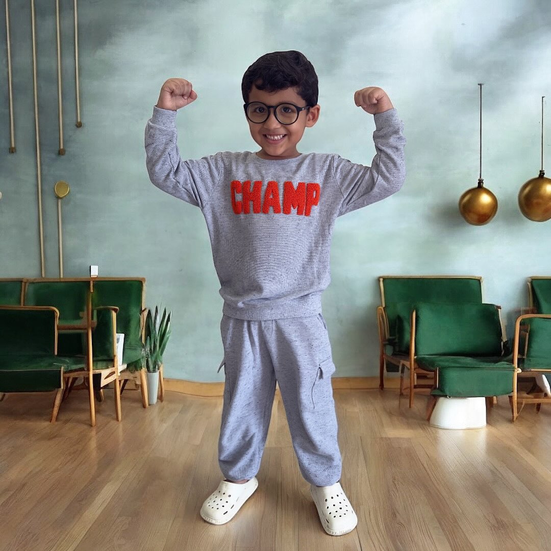 Instagram post by @the_rajveer_vibes for Babyhug. Caption reads: #Collaboration with @FirstcryIndia 💫 Say hello to....