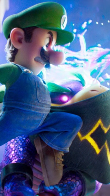 Instagram post by @illuminationent for Nintendo. Caption reads: Mario and Luigi take on the galaxy’s newest....