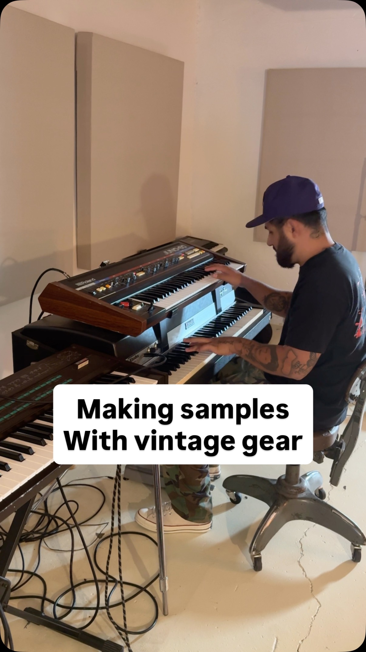 Instagram post by @soulsurplus for Splice. Caption reads: New sample pack “Psychedelic Soul” out now on....