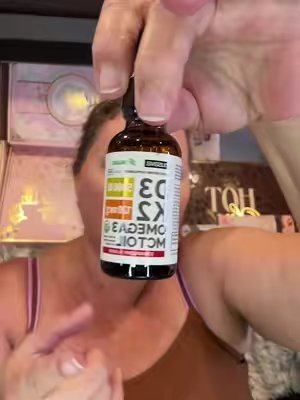 TikTok post by @tutspikes6 for Nusava. Caption reads: [...] #vitamins #d3k2mydailyvitamin @Nusava....