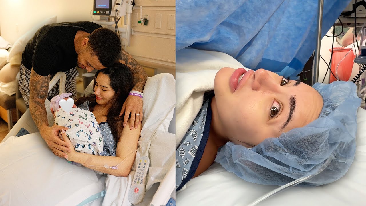 YouTube post by @kbandKarla for Viator. Caption reads: OFFICIAL BIRTH OF OUR DAUGHTER, LABOR & DELIVERY!!....