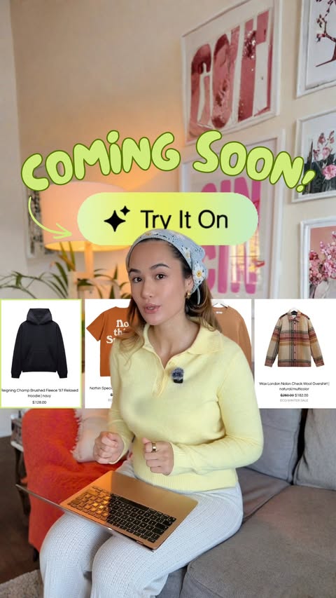 Instagram post by @thesocialcreativesclub for Wix. Caption reads: [...] like Google’s Try It On, coming soon to @wix....