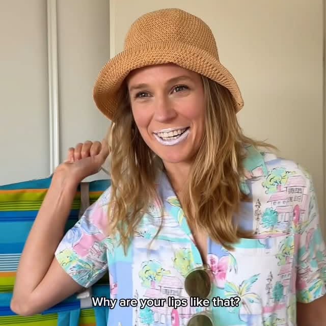 Instagram post by @heyfreesamples for Burts Bees. Caption reads: We will, in fact, Tropic Like It’s Hot all summer.....
