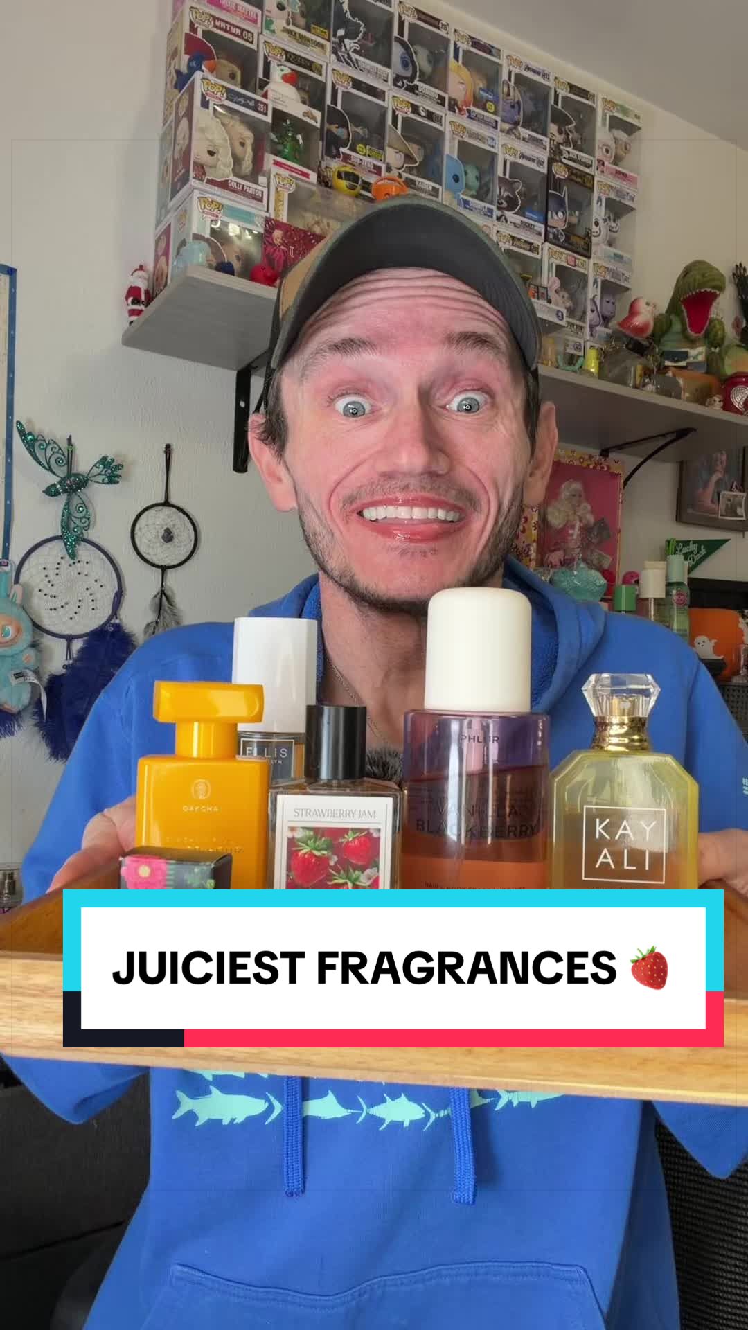 TikTok post by @scottmoxie for Ellis Brooklyn. Caption reads: [...] fragrance with my besties @Ellis Brooklyn....