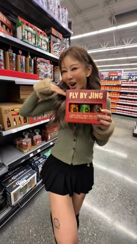 Instagram post by @allcapskat for FLY BY JING. Caption reads: 🚨🚨Attention Ho-liday shoppers! Give the gift of....