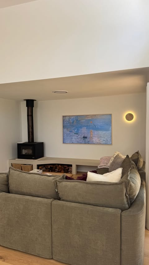 Instagram post by @_clarekeenan for Koala. Caption reads: [...] room with the Tamarama lounge from @koala in....