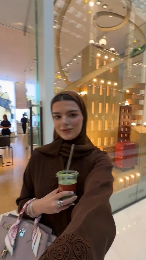 Instagram post by @974bya for RIMOWA. Caption reads: My favorite color is baby blue🩵 @rimowa.