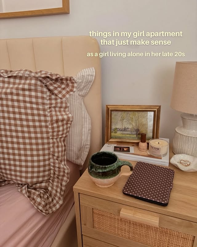 Instagram post by @livingwithtish for George at Asda. Caption reads: comment LINK for all my fav home finds 🫶🏽 things....