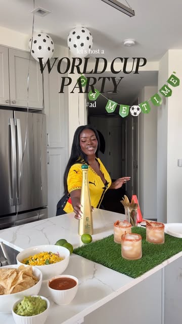 Instagram post by @ayeyiathome for Don Julio. Caption reads: #ad @donjuliotequila We do NOT do basic watch....