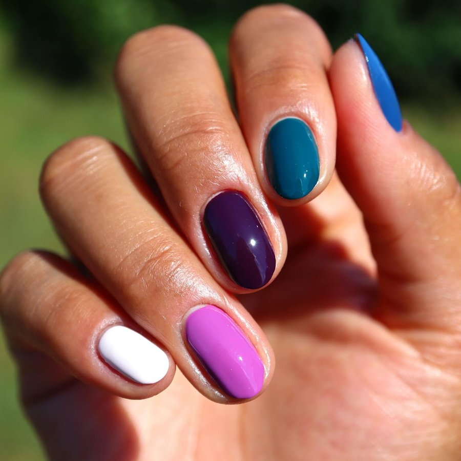 Instagram post by @polishwithrae for Cirque Colors. Caption reads: [...] For me it’s La Vie Bohemia (middle).....