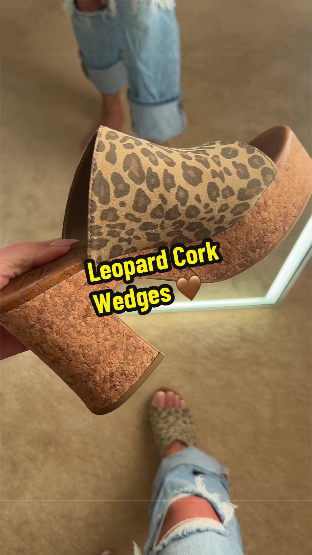 TikTok post by @omg_its_emy for Freckled Poppy. Caption reads: [...] heels should be made like this 🥰 @Freckled....