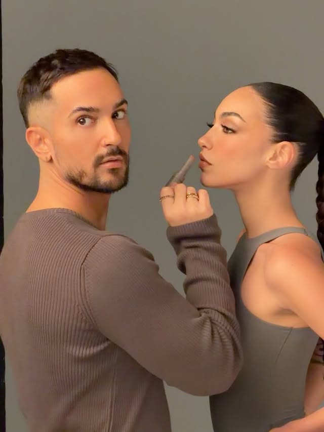 Instagram post by @mrdanielmakeup for NABLA Cosmetics. Caption reads: [...] the world to me. 🩶

@nablacosmetics....