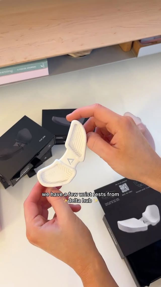 Instagram post by @agenomicsphd for DeltaHub. Caption reads: [...] post FOLLOW @agenomicsphd , @logitech....