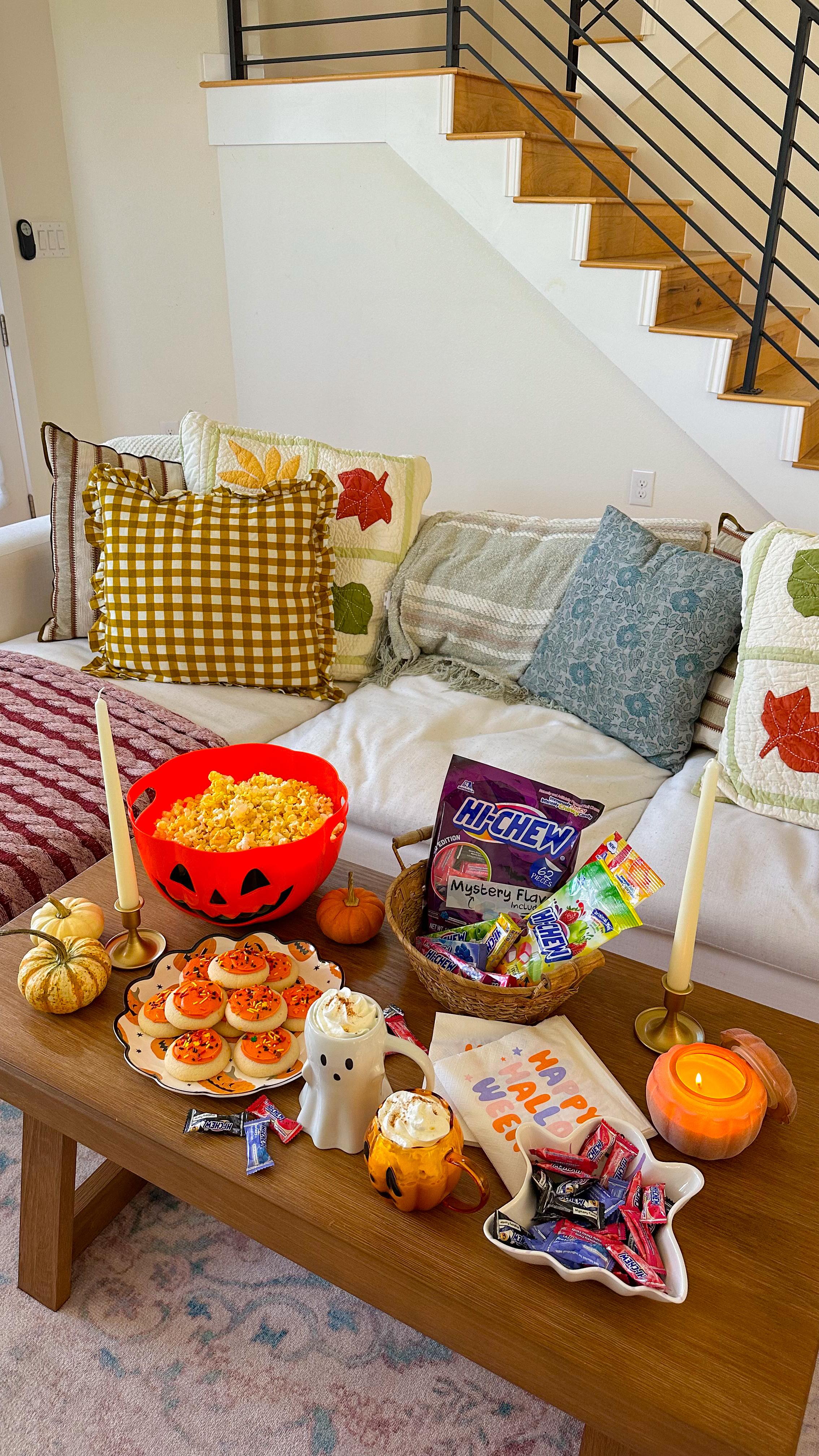 Instagram post by @mel.amartinez for HI-CHEW. Caption reads: It’s spooky season!!💜🎃 @hichewusa Mystery Mix is....