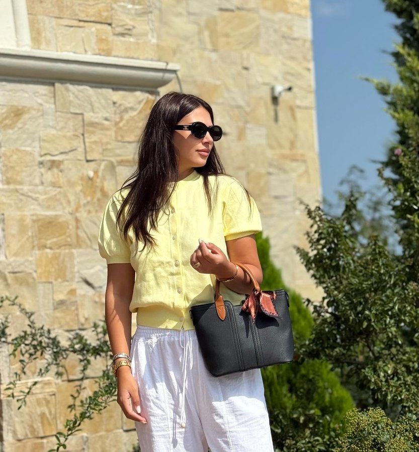 Instagram post by @magdamamulashvili for Montana West. Caption reads: Classic and beautiful bag✨🫶🏻 @montanawestamazon....