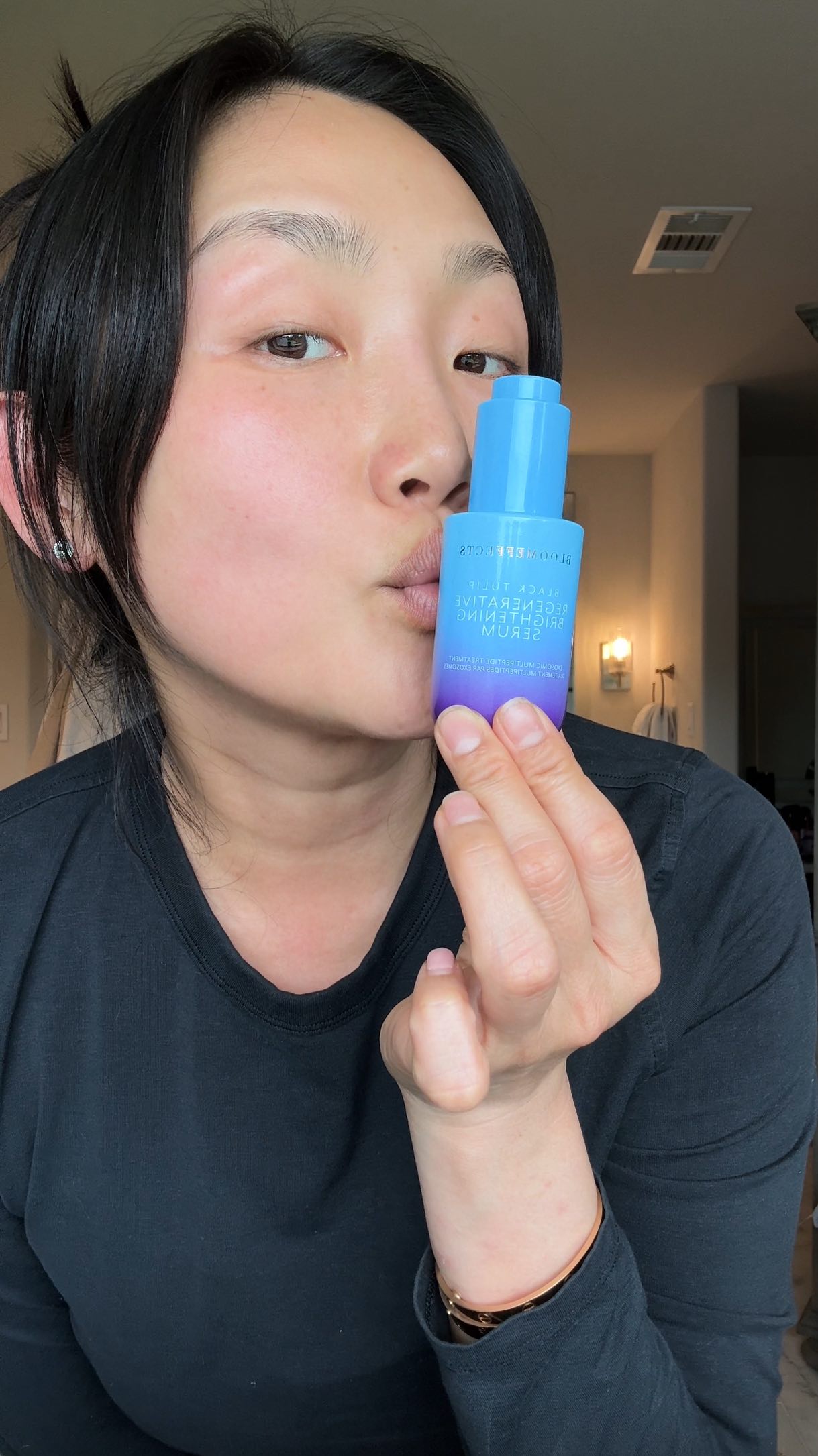 Instagram post by @tamsskyn for Bloomeffects. Caption reads: [...] your skincare routine in 2025 feat.....