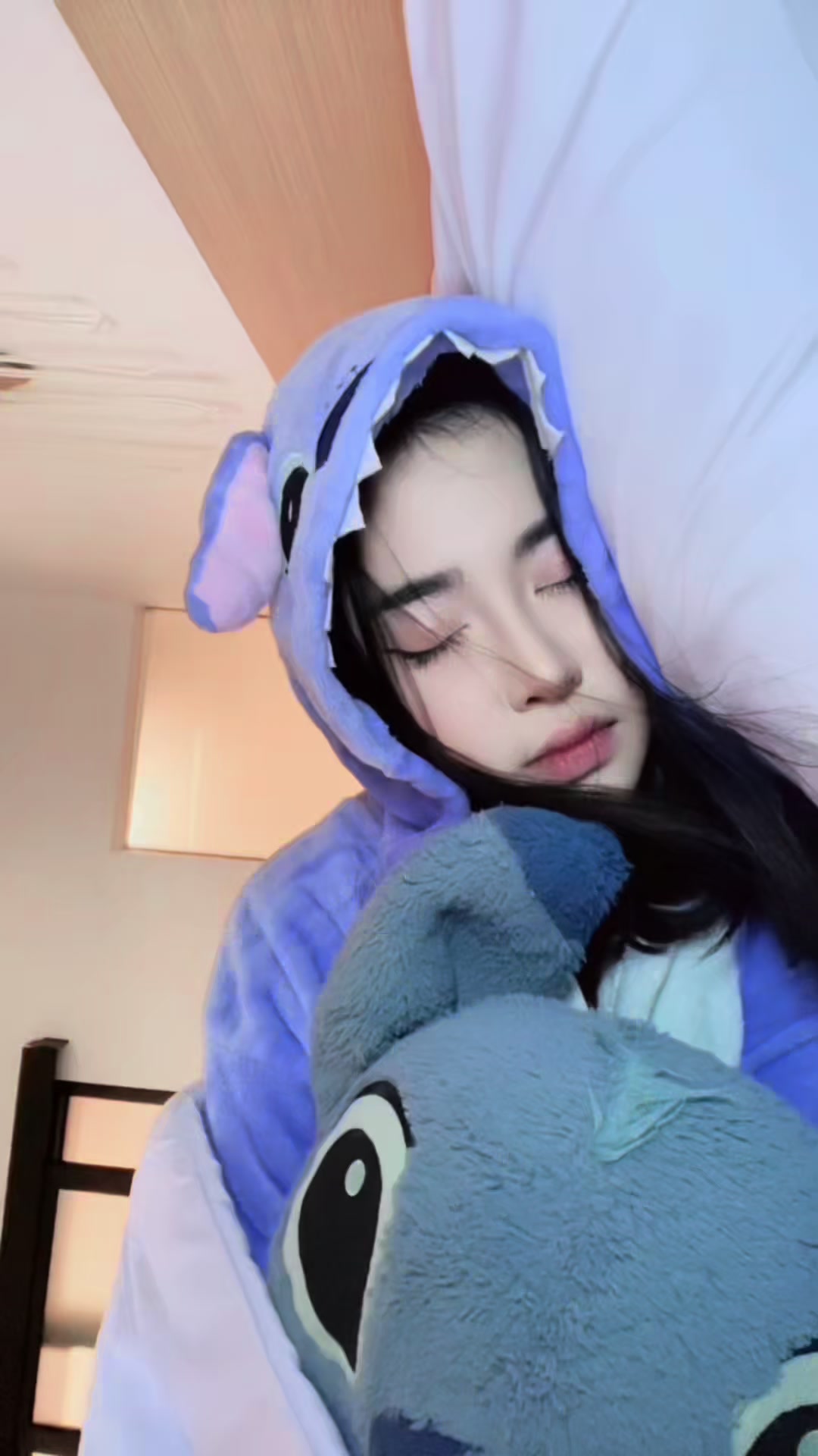 TikTok post by @just.adiorme for Garnier Indonesia. Caption reads: My Holiday Brightening Beauty Combo dari @Garnier....