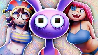 YouTube post by @Saberspark for Helix Sleep. Caption reads: Digital Circus Has Been LYING To You (Episode 7....