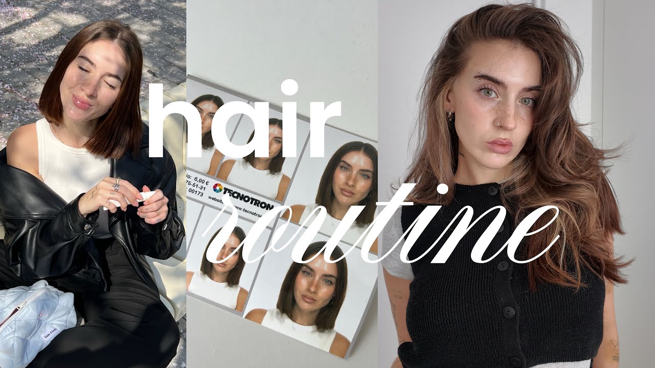 YouTube post by @SaraKibum for Emma Colchon. Caption reads: ★ What I did to get my amazing hair back ★.