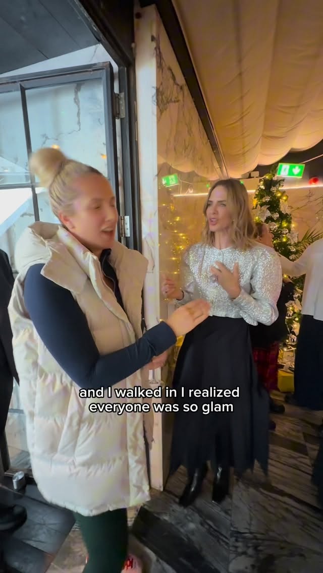 Instagram post by @yogawithmaura for Trinny London. Caption reads: Have you ever apologised for your face? Your....