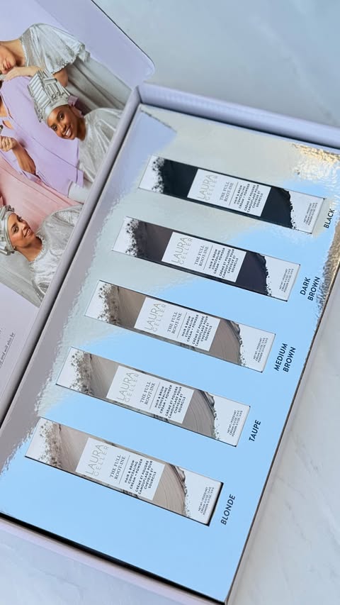 Instagram post by @reviewsbypuja for Laura Geller Beauty. Caption reads: Laura Geller has always been one of those brands I....