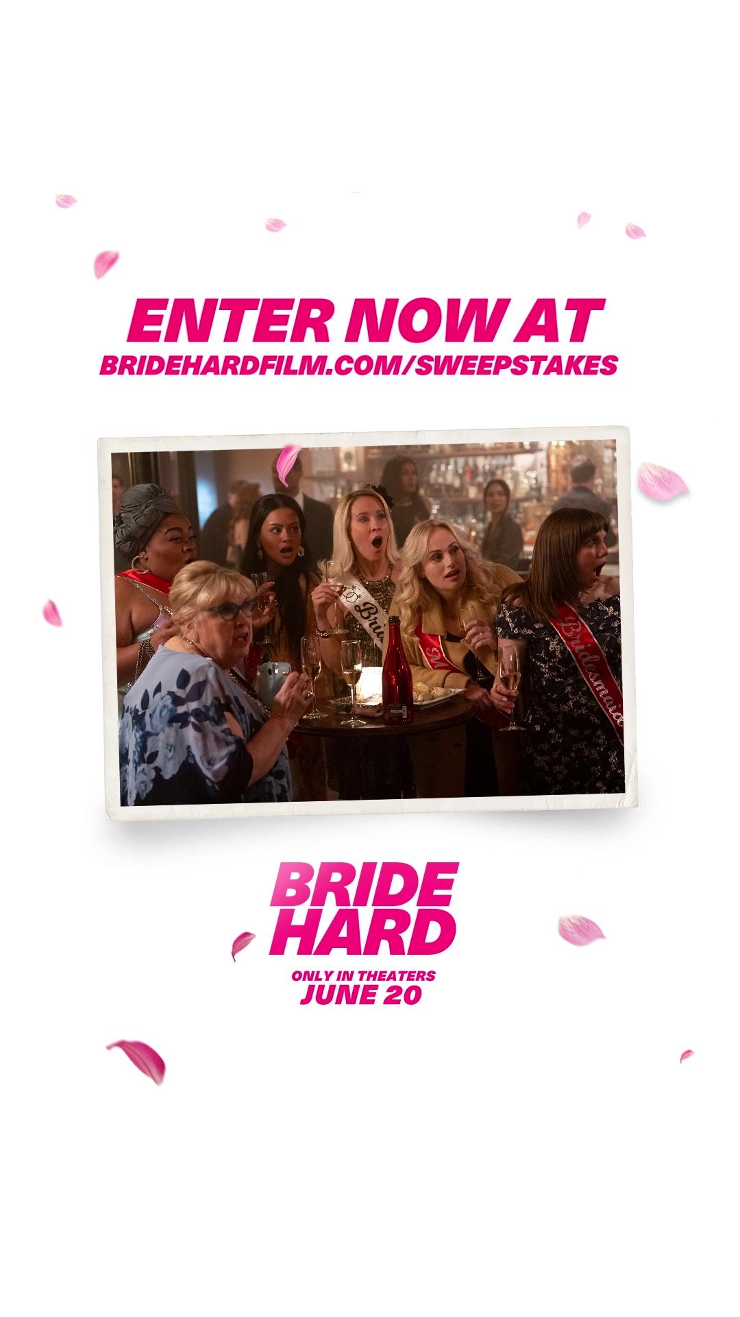 TikTok post by @bridehardmovie for Show Me Your Mumu. Caption reads: [...] all-inclusive stay, complete with....