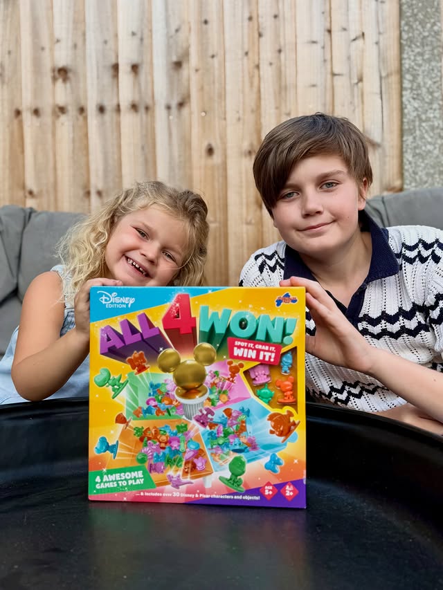 Instagram post by @adventure_with_two for TOMY. Caption reads: [...] #game #summer #july @comerounduk....