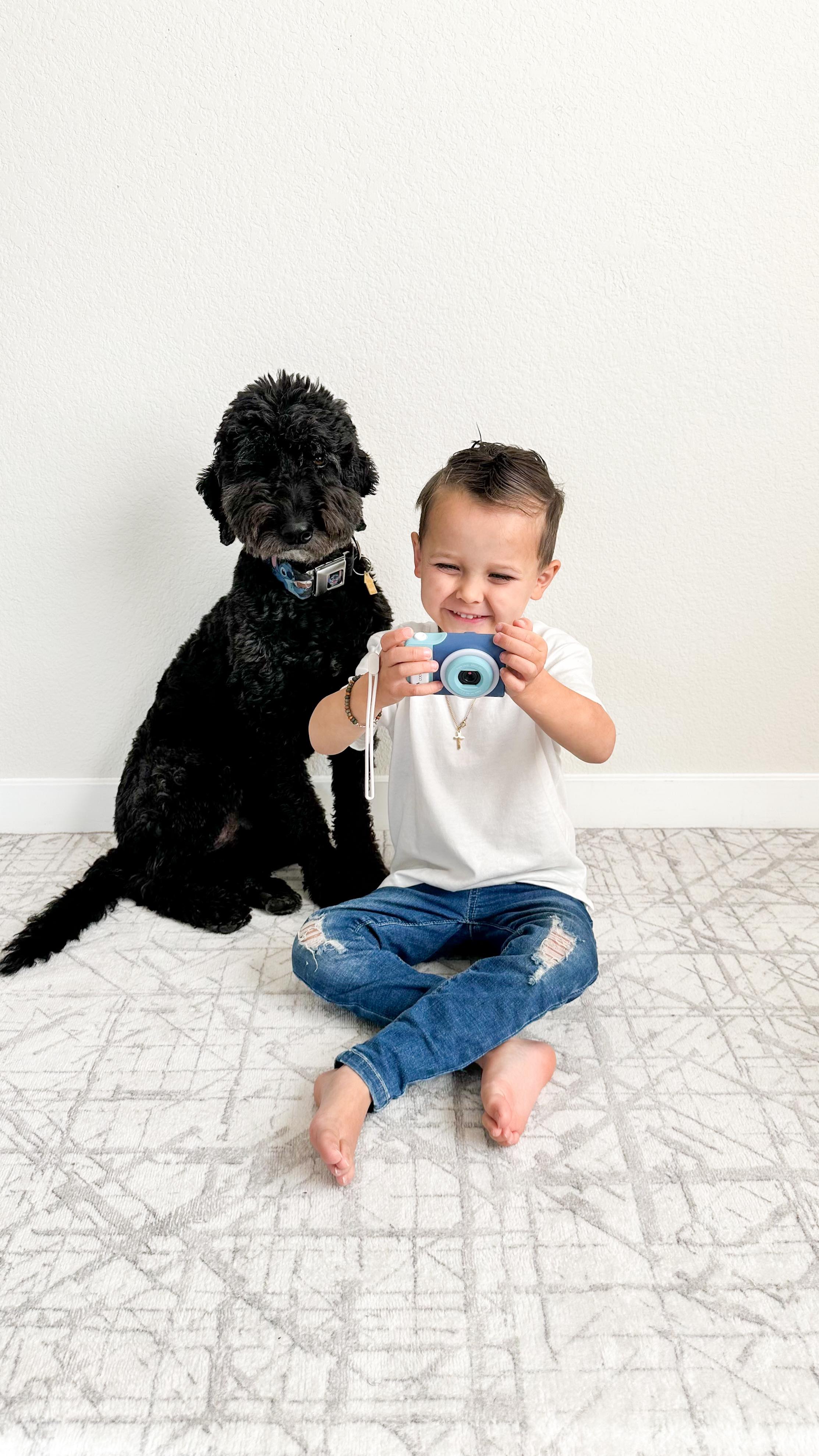 Instagram post by @kristinaandco_ for Coco Village. Caption reads: Gift idea for your mini creator 🎄📸 This....