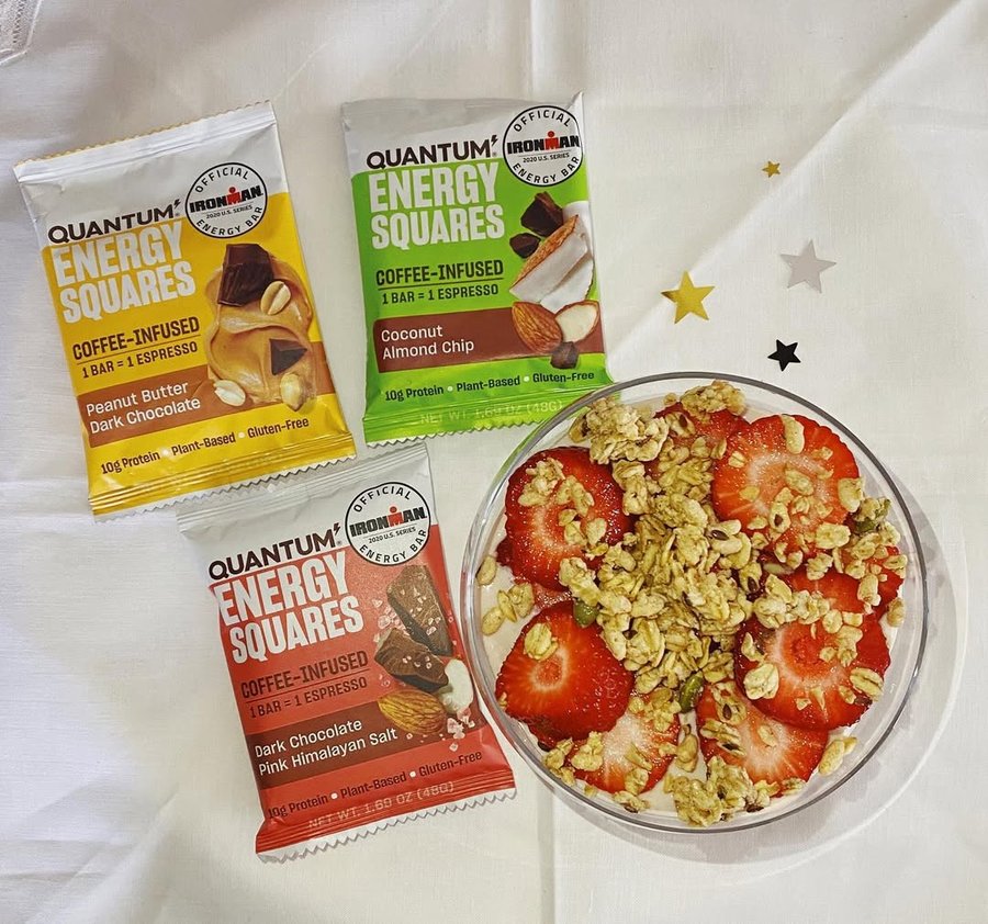 Instagram post by @katyakarin_ for Quantum Squares. Caption reads: [...] too! ✨Excited to partner with Quantum....