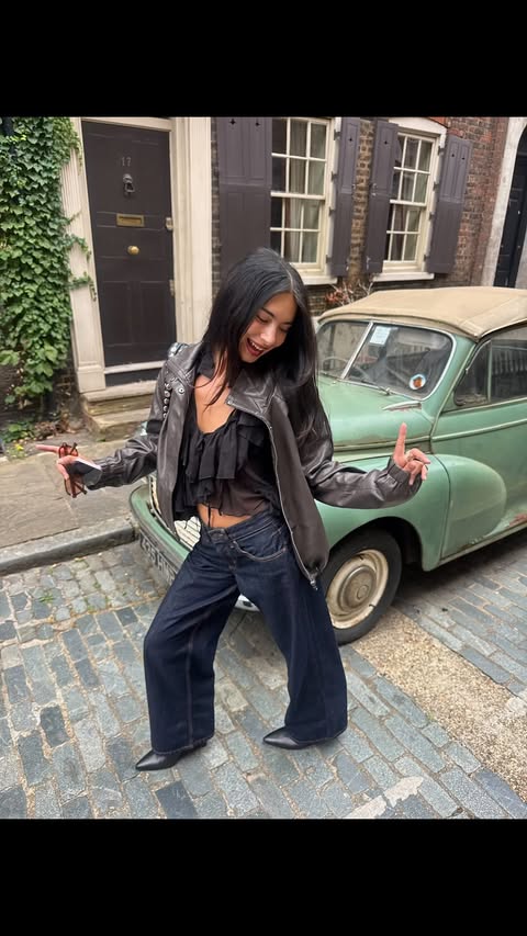 Instagram post by @soooffffiiaaa for ASOS. Caption reads: [...] late but at least my outfits cute @asos ✨.