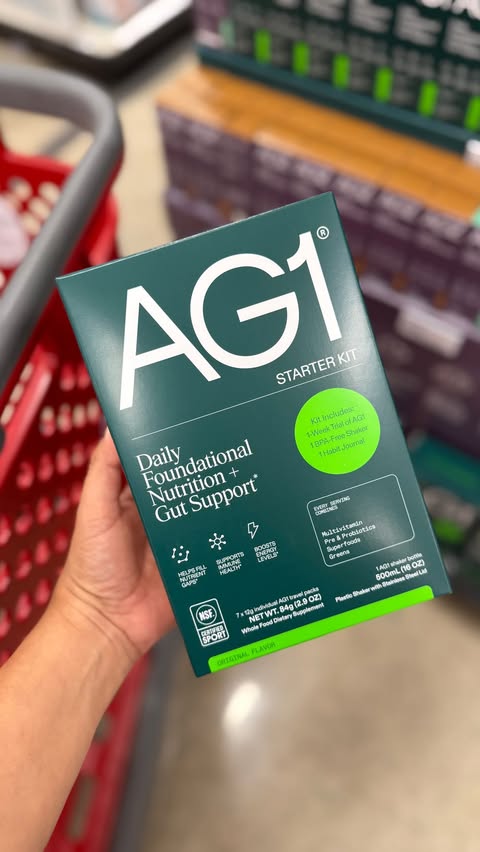 Instagram post by @targetovereverything for AG1. Caption reads: [...] a new Target find you’re going to LOVE!....